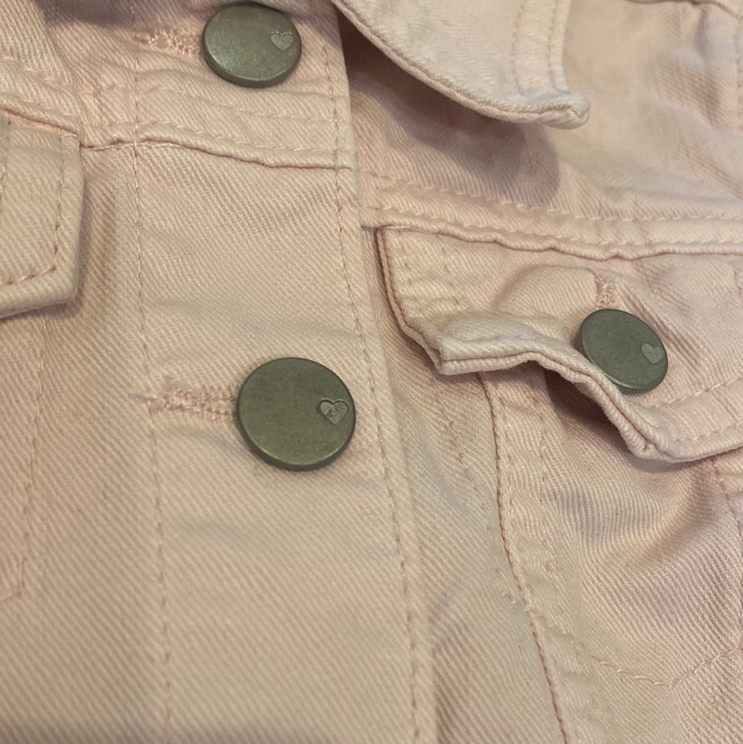 Consignment 9087-79 Place. The Children's Place Pink Denim Jacket. Sz. 4