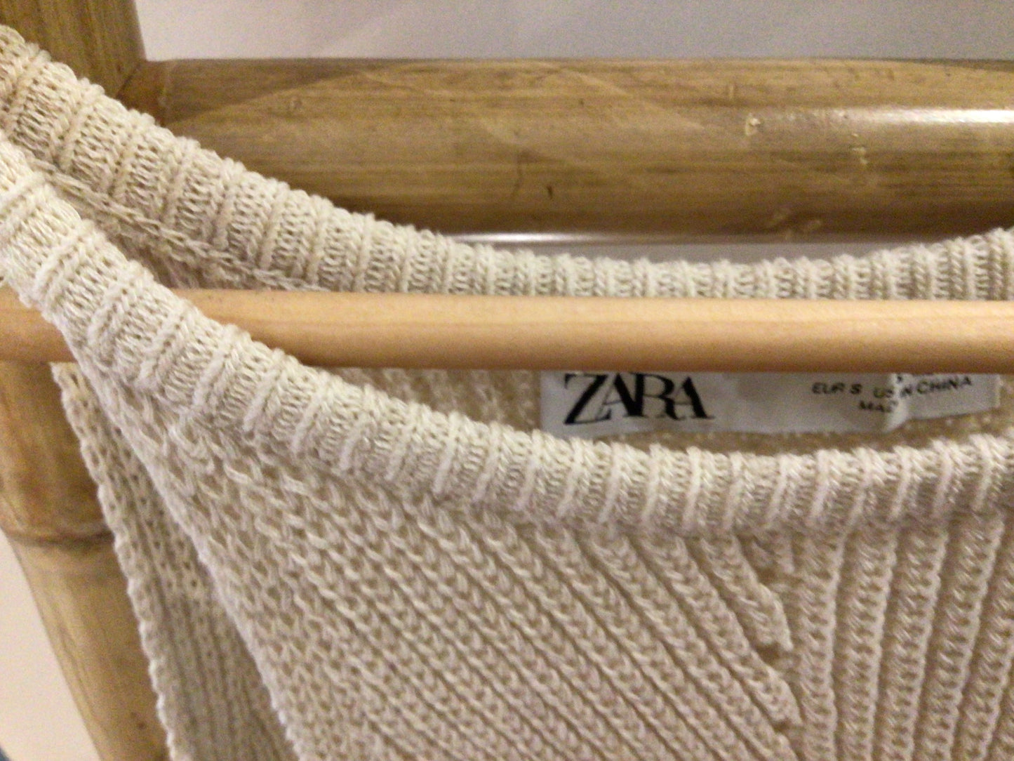 Consignment 0724-54 Zara. Biege tank. Sz. 26