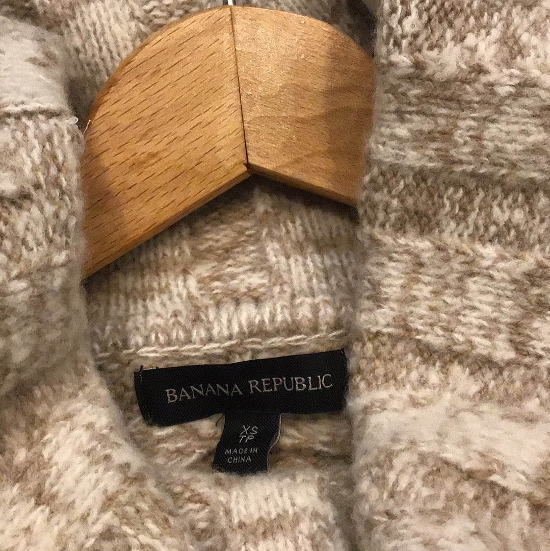 Consignment 9725-01 Banana Republic wool (include) long dress sz.xs