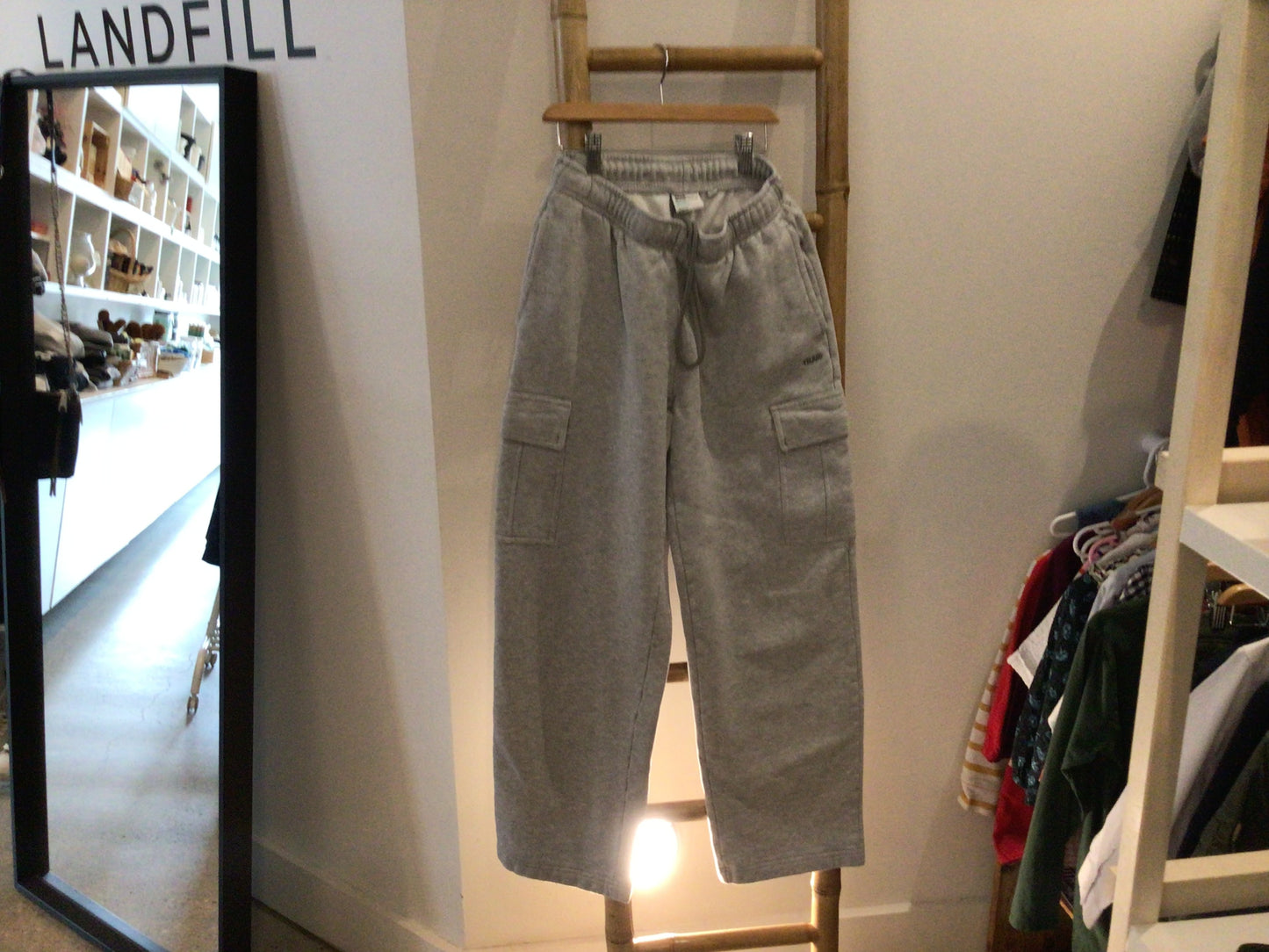 Consignment 1723-11 TNA. Sweat fleece. Gray pants. Sz. S