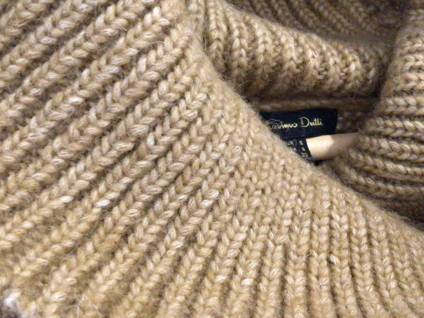 Consignment 1723-17 Massimo Dutti. Brown Sweater. Sz.8