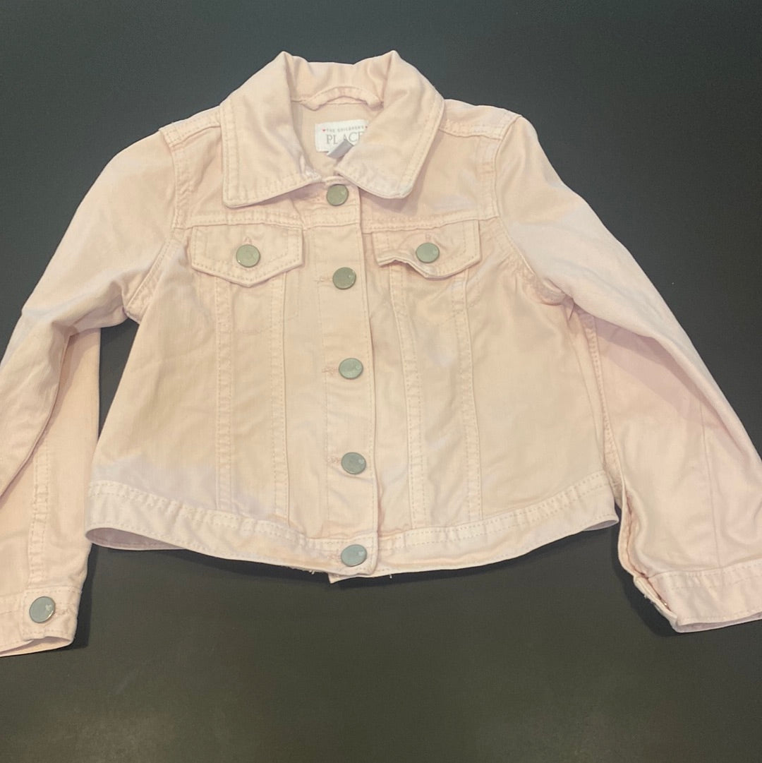 Consignment 9087-79 Place. The Children's Place Pink Denim Jacket. Sz. 4