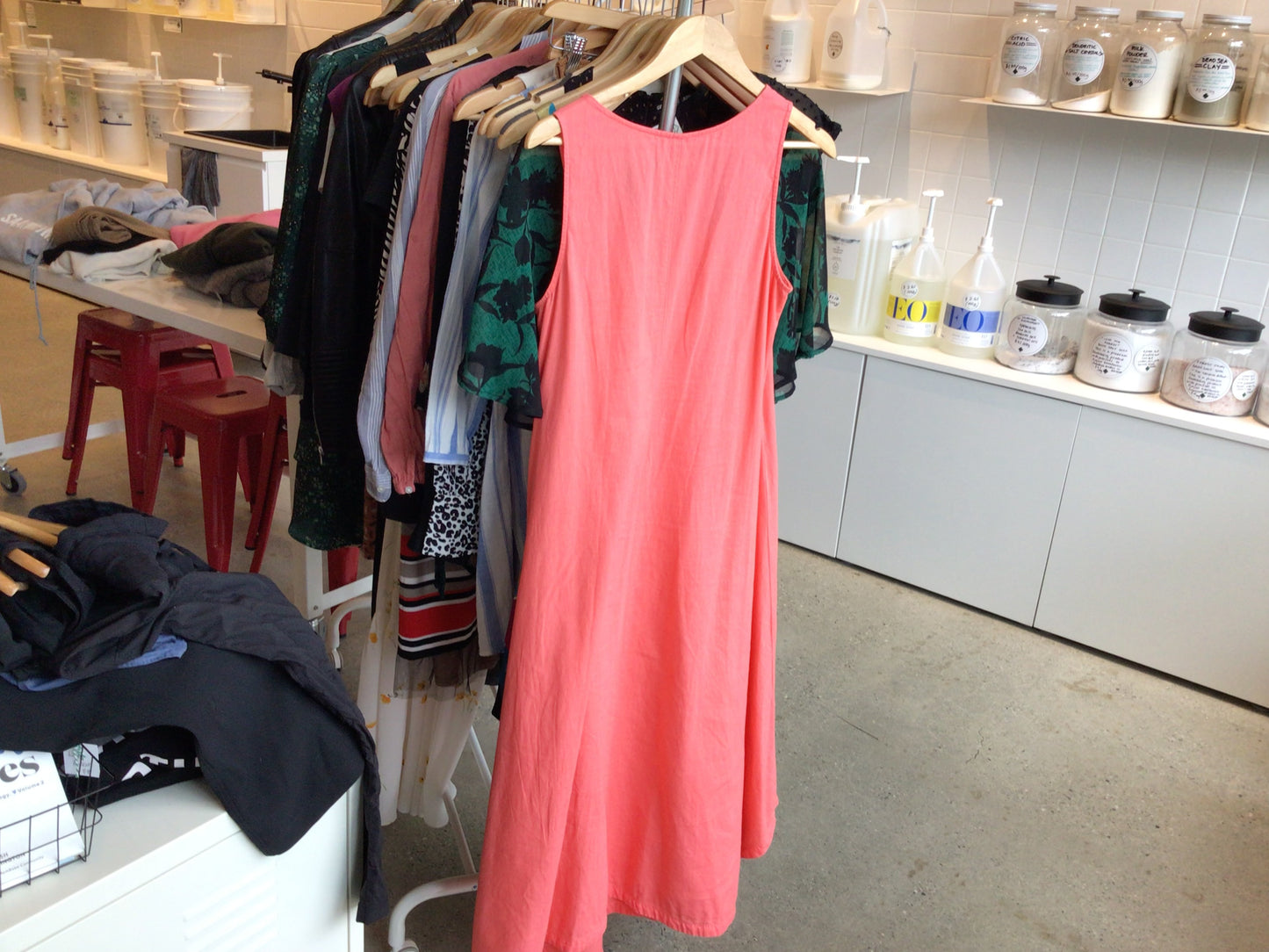 Consignment 4214-09 Imnyc. Coral Sundress. Sz. S