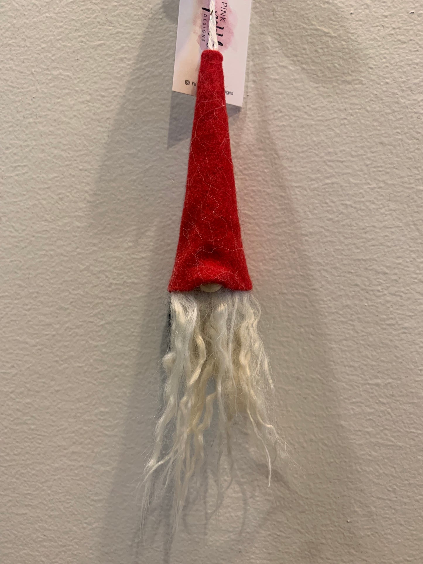 Pink Pebble Designs - Hanging Christmas Gnomes