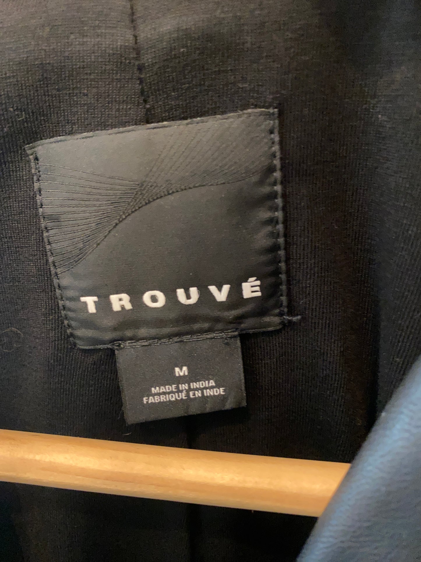 Consignment 4903-26 Trouve black leather jacket sz M