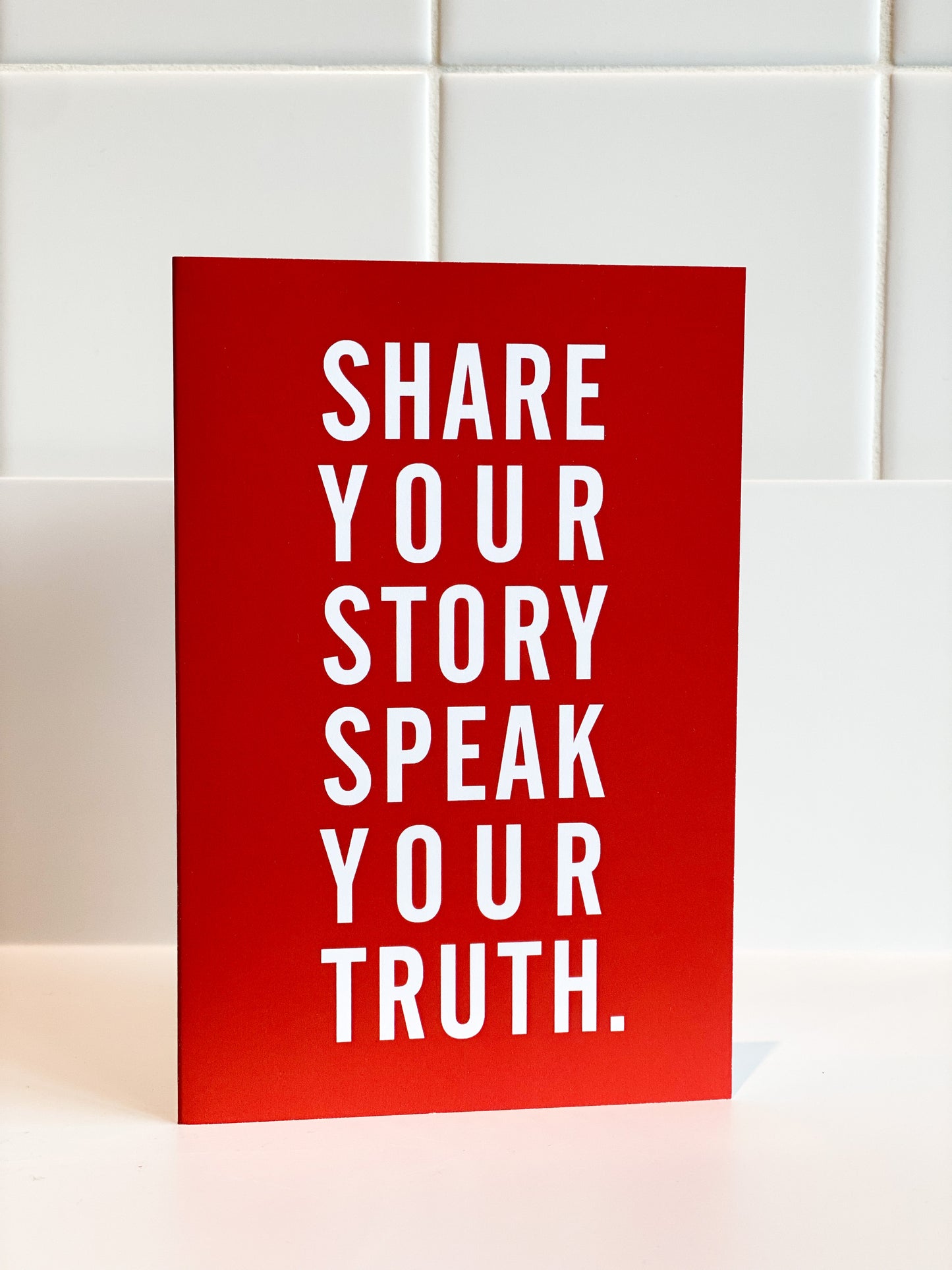 Sparkplug Creative - Share Your Story Speak Your Truth Card
