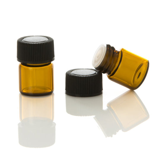 Jar Bar™ Refillery - Amber Vials with orifice reducer