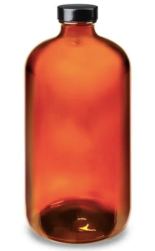 Jar Bar Refillery - Amber Bottles + Lids