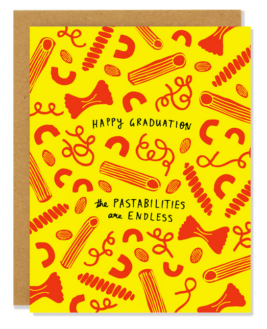 Badger & Burke - Graduation Pastabilties card