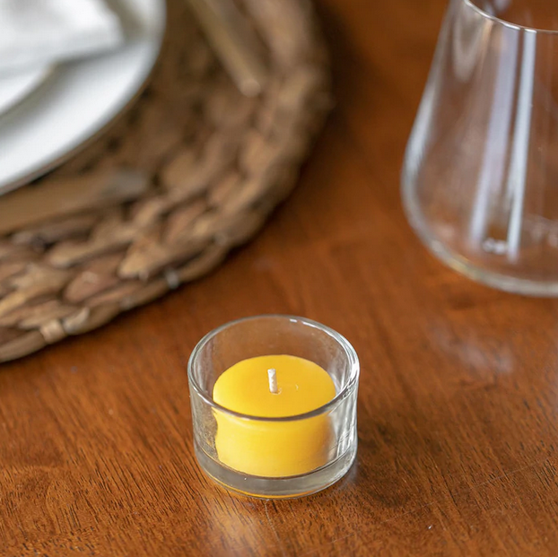 Beeswax Works - Glass Tea Light Holder