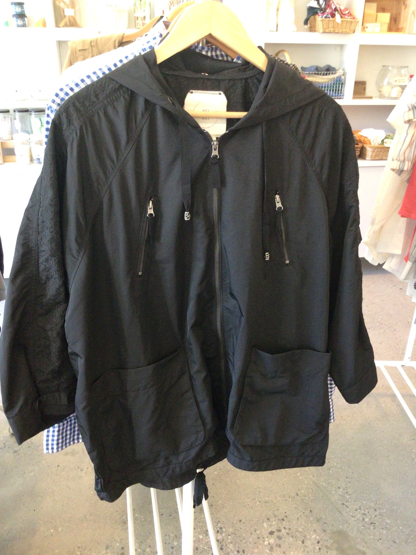 Consignment 0316-01 Anthropologie Hei Hei black jacket. Size M/L.