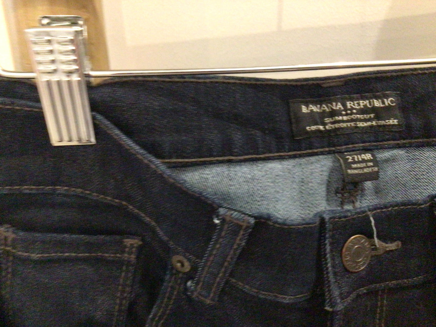 Consignment 4621-10	Banana Republic. Jeans. Sz. 27