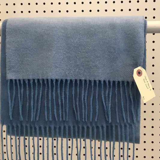 Consignment - 4903-6 blue scarf