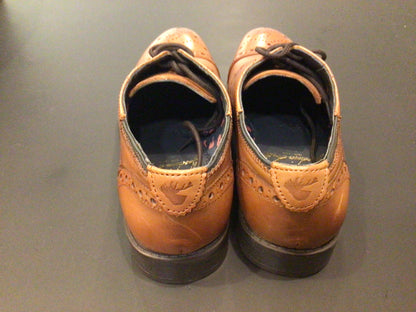 Consignment 8006-65 Brand new Goodwin Smith men's Tan Ealing2 Brogues. Size 9.