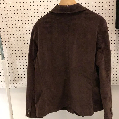 Consignment - 5156-01 LL Bean brown corduroy jacket, sz 20-reg