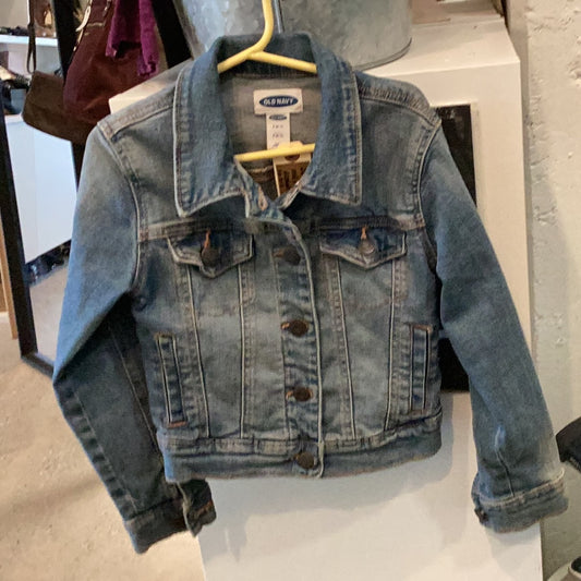 Consignment 2653-08 Old Navy denim jacket toddler sz 6-7Y