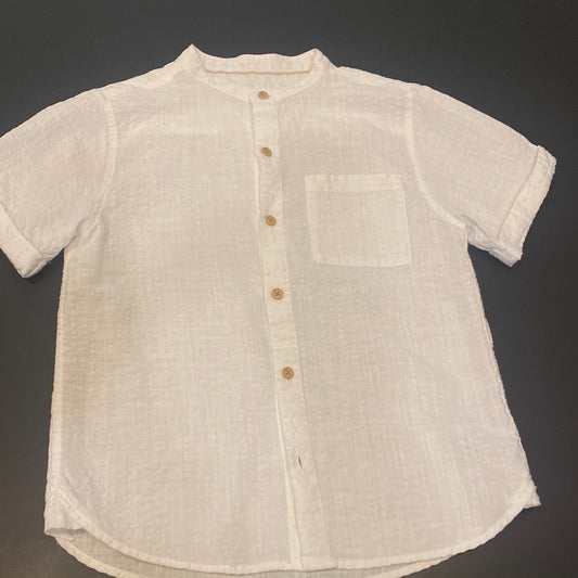 Consignment 5885-26	 Zara. Child’s white shirt. Sz.7 (122cm)