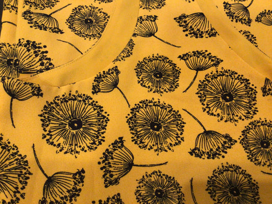 #2823-01 RW&Co. Dandelion Tank Top. Sz M. Mustard Yellow