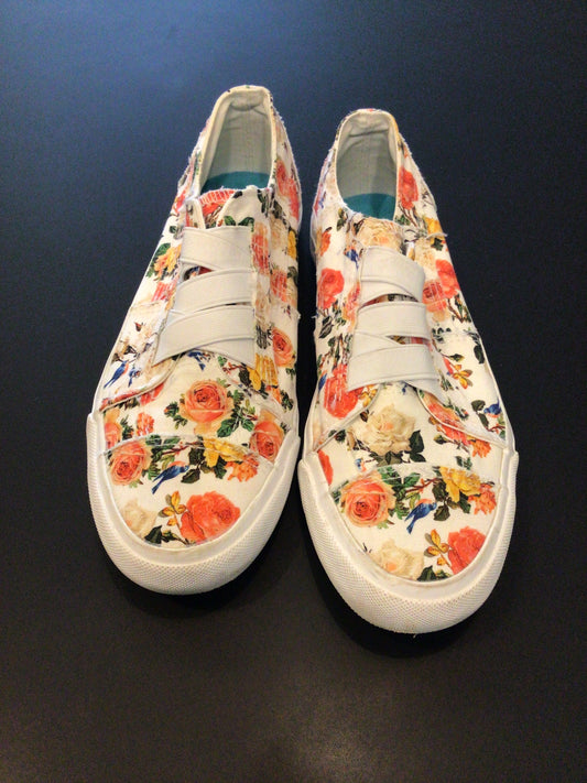 Consignment 2710-3	Blowfish Malibu floral print casual runners. Size 7.