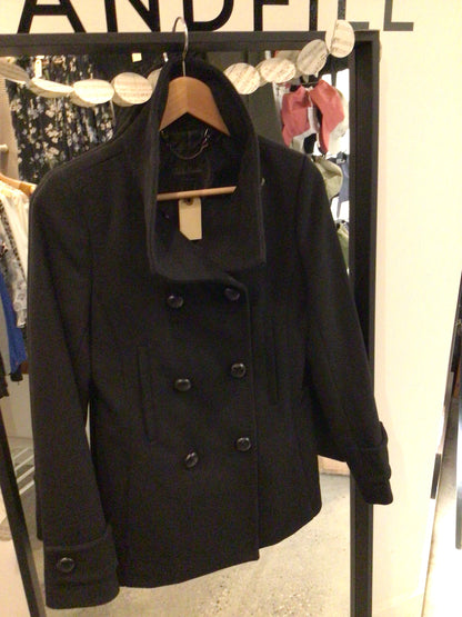 Consignment - 8006-37 Talula Babaton black wool jacket sz XS