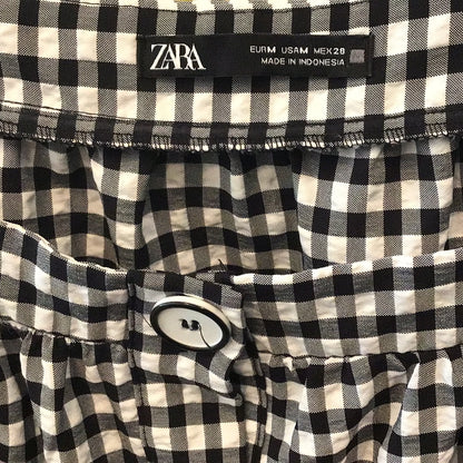 Consignment 7128-01 Zara gingham dress sz M