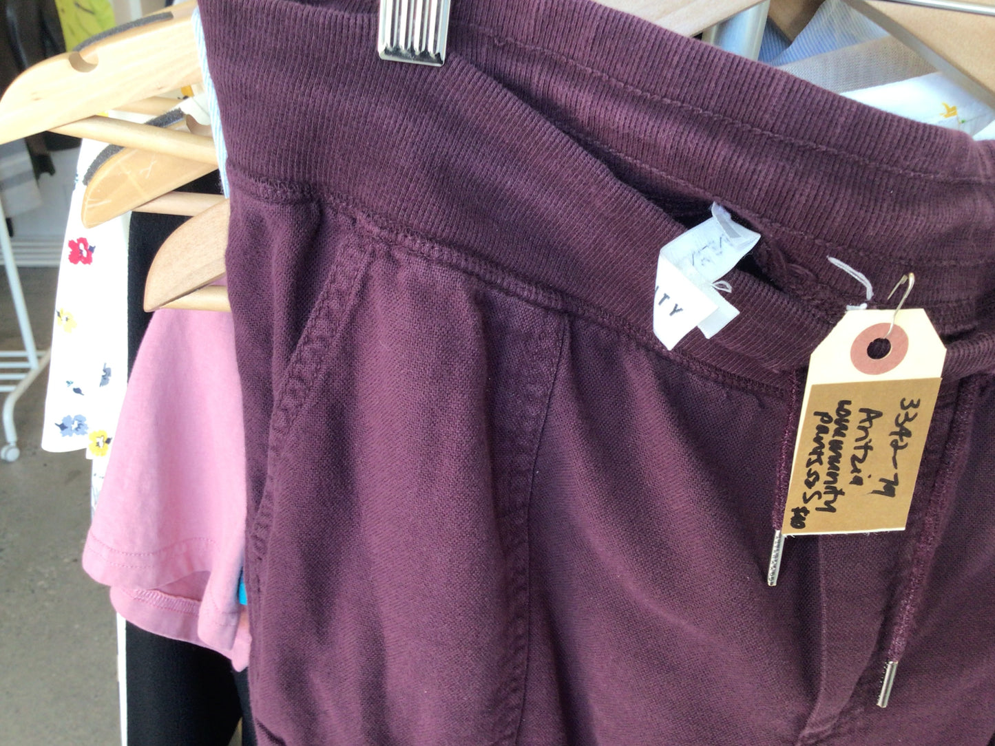 Consignment 3342-79	Artizia Community pants sz S burgundy