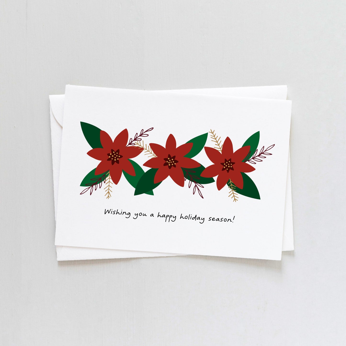 Laura Sevigny Design - Happy Holidays greeting card