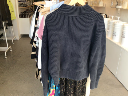 Consignment 9395-3	 Cos dark blue sweater sz M