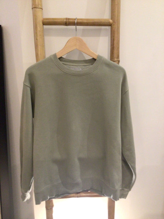 Consignment 9155-03 TNA Cozy AF sweatshirt lt green sz S