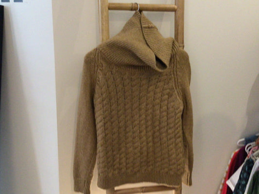 Consignment 1723-17	Massimo Dutti. Brown Sweater. Sz.8