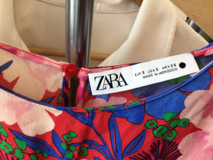 Consignment 7128-16	Zara. Coloured Blouse. Sz.26