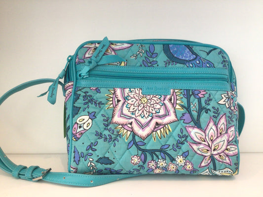 Consignment 5203-02 Vera Bradley turquoise patterned bag.