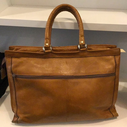 Consignment - 5156-07 brown leather bag