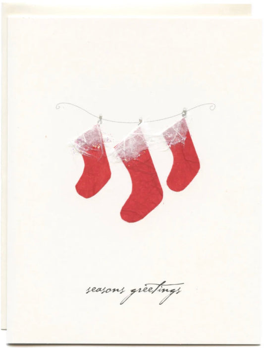 Flaunt - “Season’s Greetings” Three Stockings Card