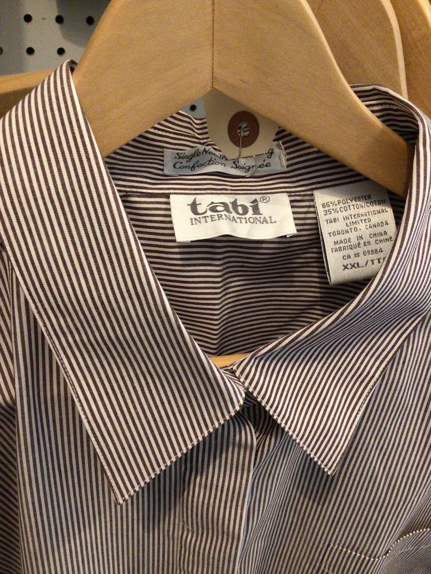 Consignment - 5156-04 Tabi International vintage striped blouse sz XXL