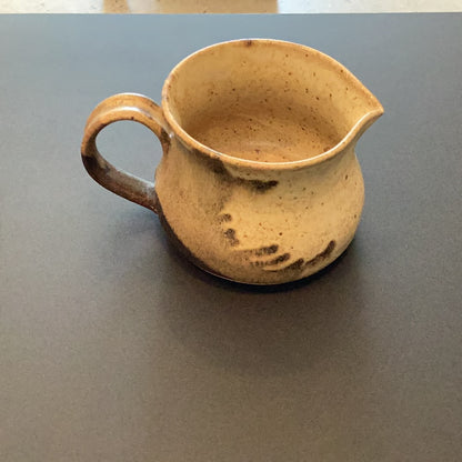 Vintage - ceramic creamer - earth tones