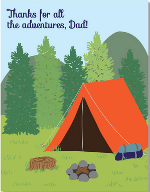 Designs By Val - Thanks for all the Adventures, Dad card