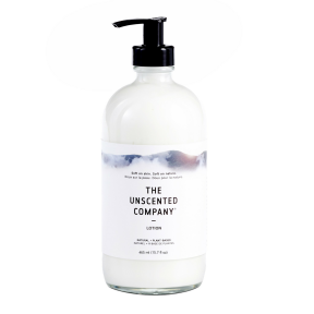 The Unscented Company - Body Lotion 465ml - glass bottle