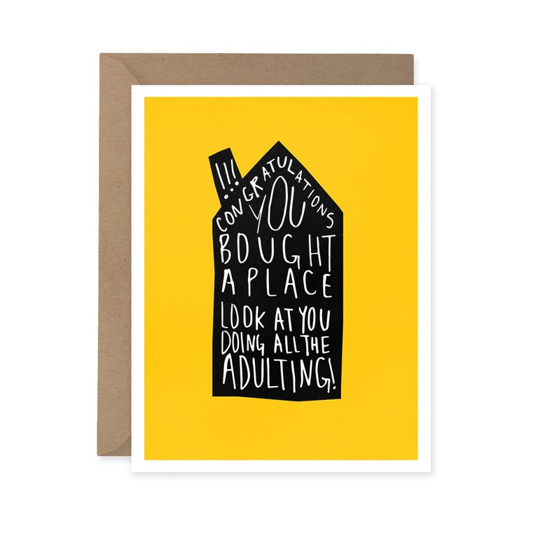 Woodbine Drive - Look at You Adulting (Housewarming) Card