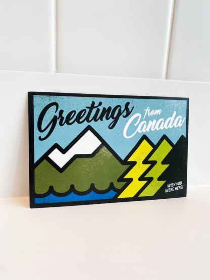 This Land - Greetings From Canada Postcard