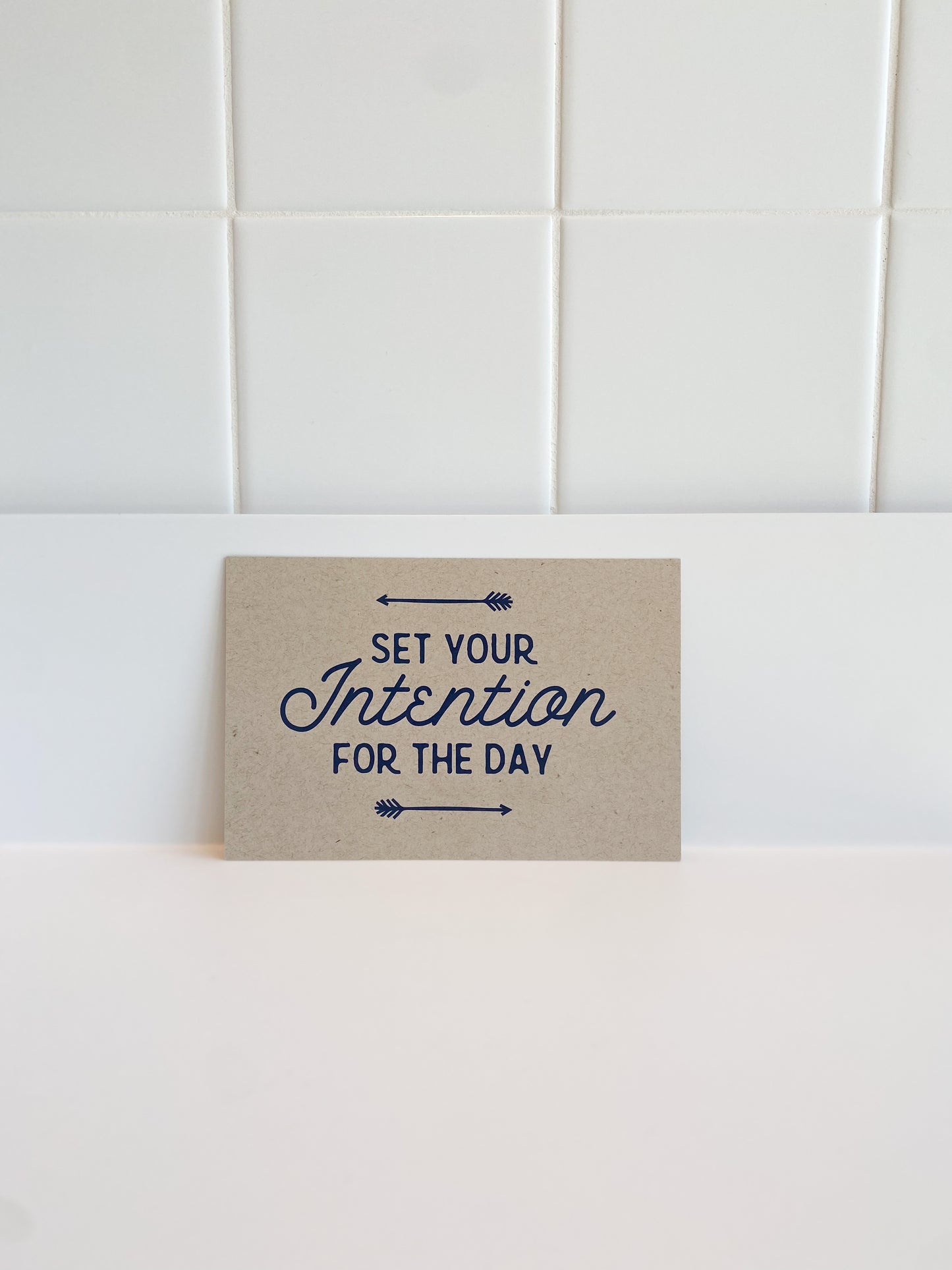 Sparkplug Creative - Set your Intention For The Day Postcard