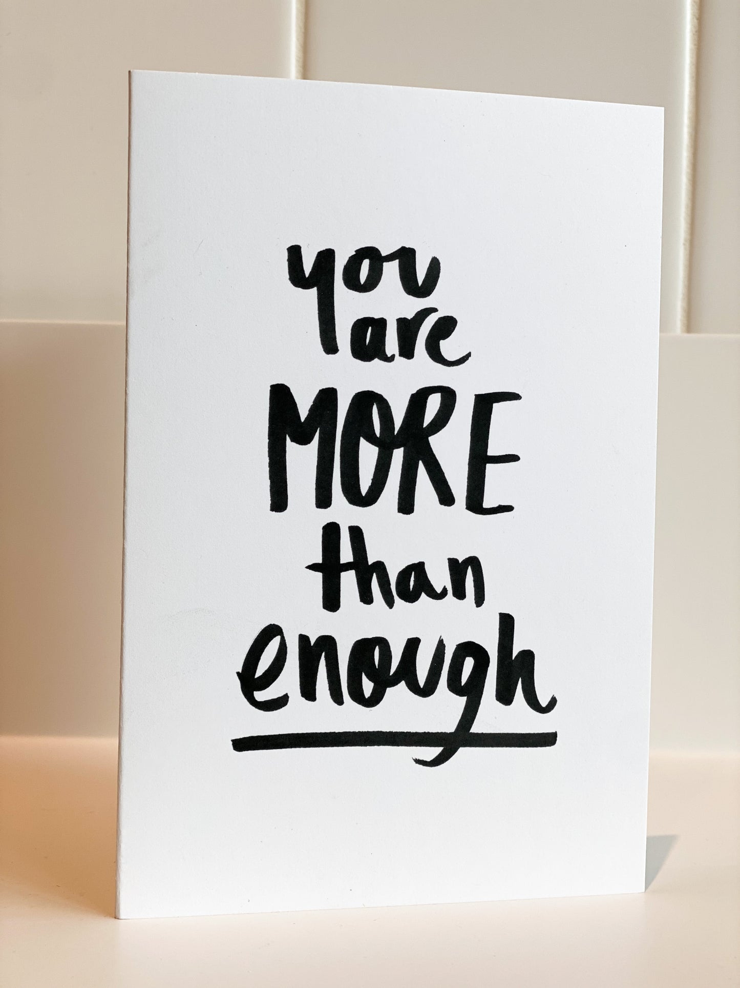 Sparkplug Creative - You Are More Than Enough Card