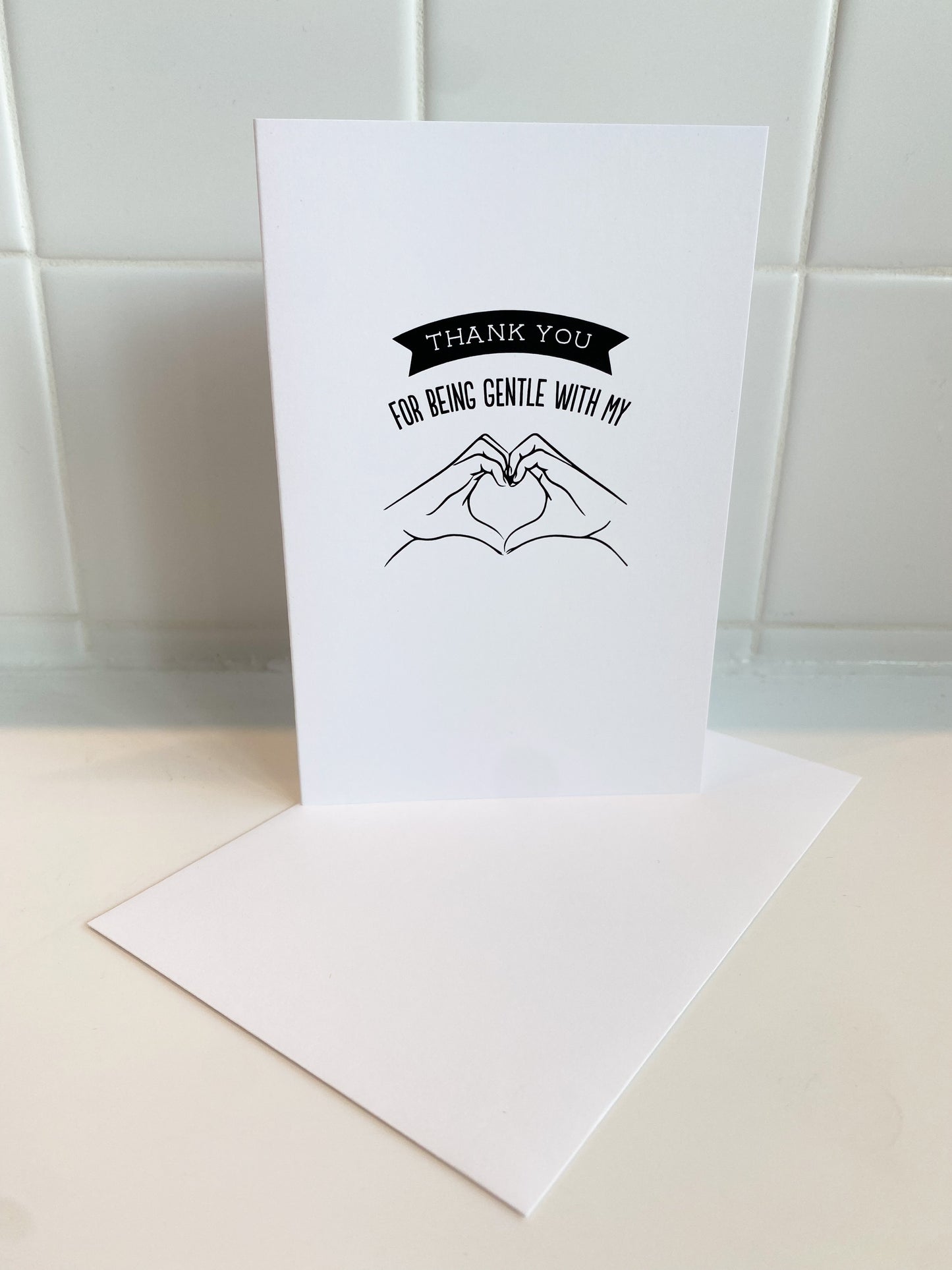 Sparkplug Creative - Thank You for Being Gentle With My Heart Card