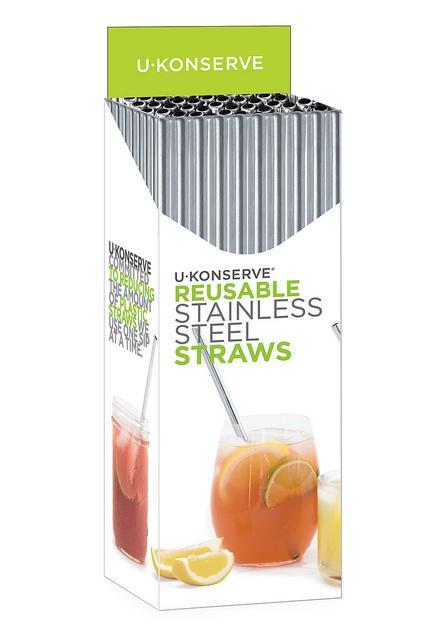 U-Konserve - Straight Stainless Steel Straws (Individual)