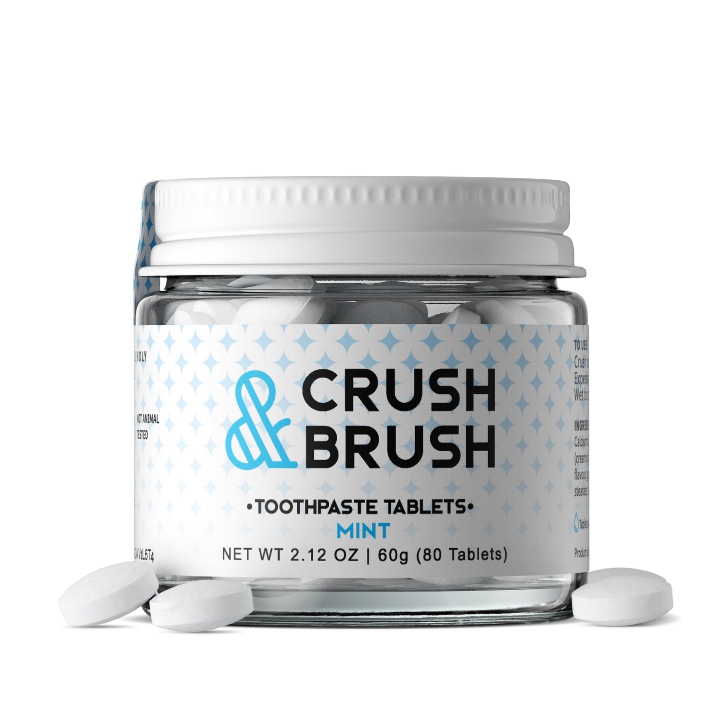 Nelson Naturals - Crush & Brush Glass Jar