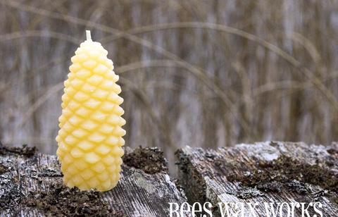 Bees Wax Works - Tree Cone Candles