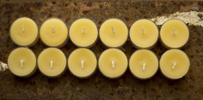 Bees Wax Works - Tea Lights - Tin cup