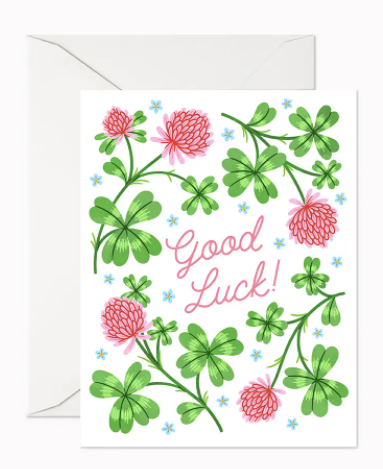 Linden Paper Co. - Good Luck Card