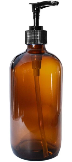 Jar Bar Refillery - Amber Bottles + Lids