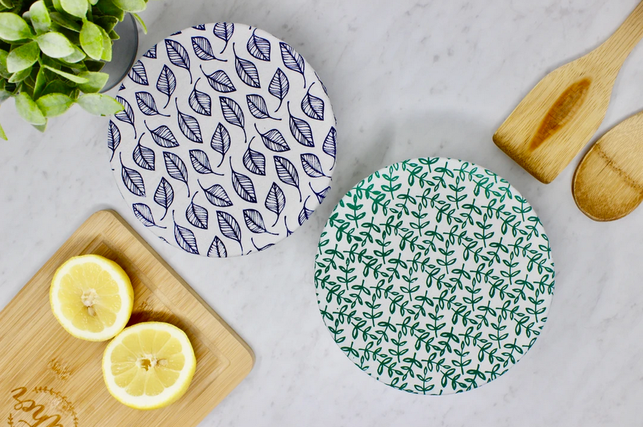 Your Green Kitchen - Fabric Bowl Covers - set of 2